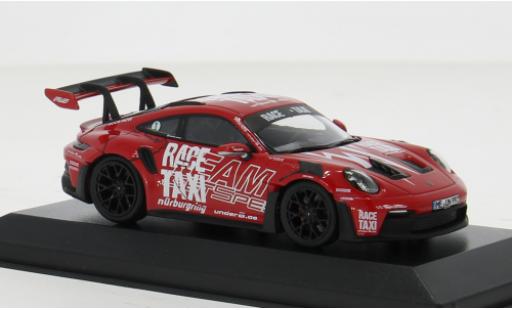 Diecast model cars Porsche 911 GT3 R ace Taxi 1/43 Minichamps