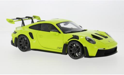 Diecast model cars Porsche 911 GT3 R S green 2024 1/18 Minichamps
