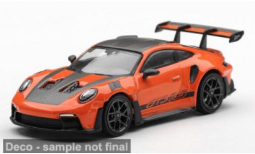 Diecast model cars Porsche 911 GT3 R S orange/black 2024 1/64 Mini GT