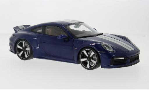 Diecast model cars Porsche 911 Sport Classic blue 2022 1/18 Minichamps