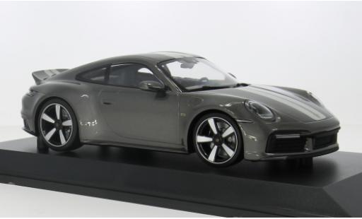 Diecast model cars Porsche 911 Sport Classic grey 2022 1/18 Minichamps