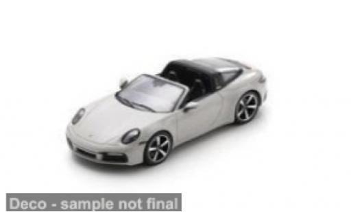 Diecast model cars Porsche 911 Targa 4S grey 1/43 Spark