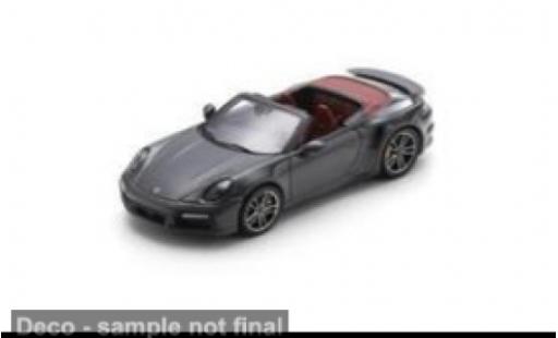 Diecast model cars Porsche 911 Turbo s Convertible anthracite 1/43 Spark