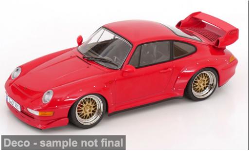 Diecast model cars Porsche 911 GT2 - BBS rims red 1996 1/18 KK Scale