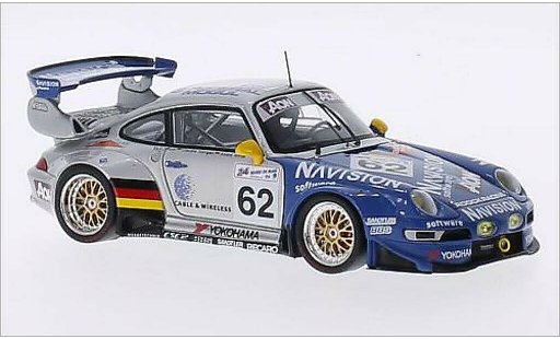 Porsche 911 GT2 1/43 Spark No.62 Roock Racing Navision 24h Le Mans 1999 /A.Ahrle diecast model cars