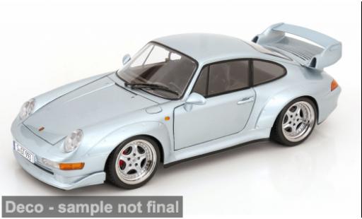 Diecast model cars Porsche 911 GT2 silver 1996 1/12 KK Scale