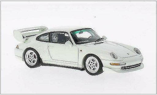 Porsche 911 Base 1/43 Spark Club Sport white 1995 diecast model cars