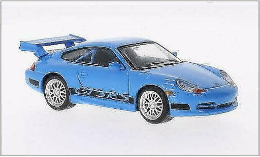 Porsche 911 GT3 1/43 Greenlight Carrera blue/Dekor 2001 diecast model cars
