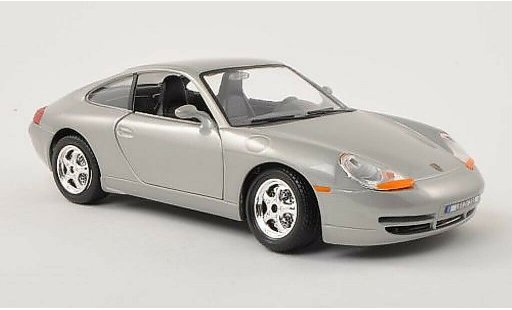 Porsche 911 Carrera 1/24 Burago grey diecast model cars