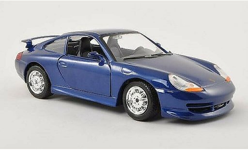 Porsche 911 GT3 1/24 Burago blue diecast model cars