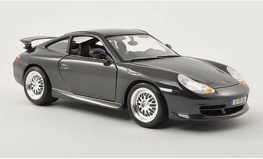 Porsche 911 GT3 1/18 Burago grey 1997 diecast model cars