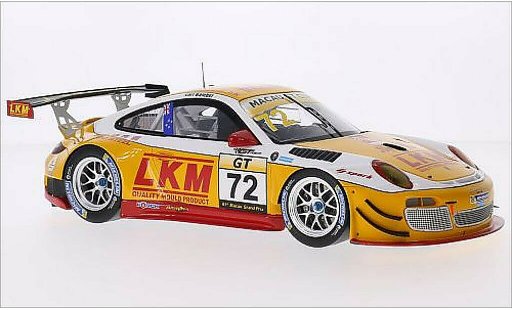 Porsche 911 GT3 1/18 Spark R No.72 LKM GT Asia Macau GT Cup 2014 diecast model cars