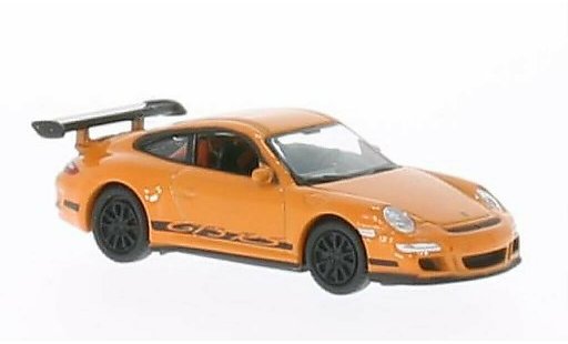 Porsche 911 GT3 1/87 Welly orange diecast model cars