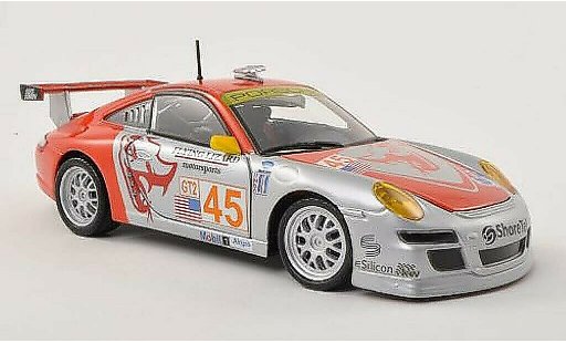 Porsche 911 GT3 1/24 Burago R No.45 Flying Lizard Motorsports ALMS diecast model cars