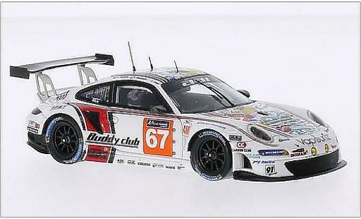 Porsche 911 GT3 1/43 Spark R No.67 AAI Motorsports 24h Le Mans 2015 diecast model cars