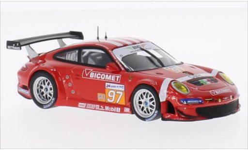 Porsche 911 GT3 1/43 Minichamps R No.97 BMS Scuderia Italia Bicomet Le Mans 24h Le Mans 2010 /R.Westbrook diecast model cars