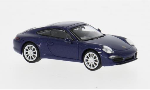 Diecast model cars Porsche 911 Base blue 2011 1/87 Minichamps