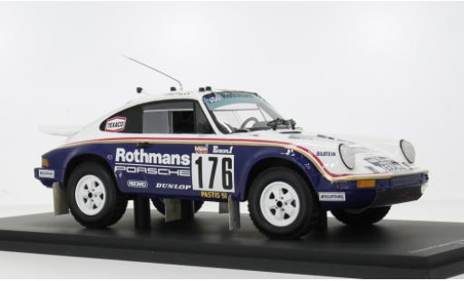 Diecast model cars Porsche 911 Carrera 3.2 4x4 (953) 12h Sebring 1984 #176 R.Metge/D.Lemoyne 1/18 Spark