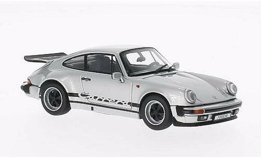 Porsche 911 Carrera 1/43 Kyosho 3.2 grey with blacker Dekoration 1975 diecast model cars