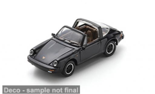 Diecast model cars Porsche 911 Targa Carrera 3.2 black 1/87 Schuco