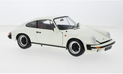 Diecast model cars Porsche 911 Carrera 3.2 white 1983 1/18 Minichamps