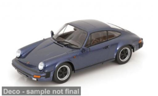 Diecast model cars Porsche 911 Carrera blue 1983 1/18 KK Scale