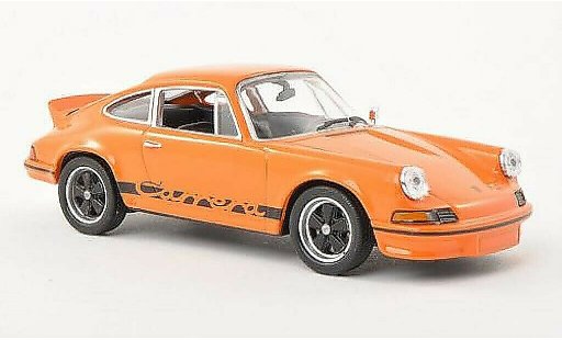 Porsche 911 Carrera 1/43 Welly 2.7 orange/black 1973 diecast model cars
