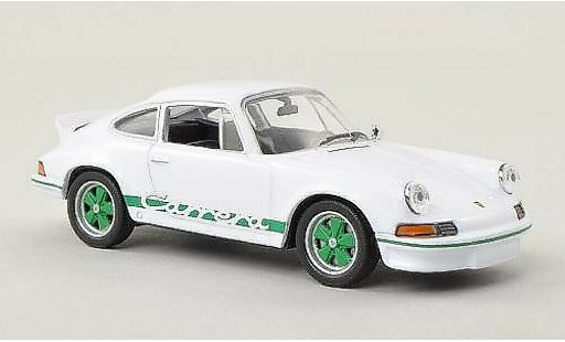 Porsche 911 Carrera 1/43 Welly 2.7 white/green 1973 diecast model cars