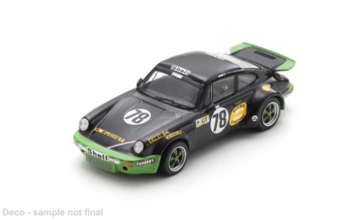 Diecast model cars Porsche 911 RS Carrera 24h Le Mans 1975 #78 B.Wollek/C.Grandet 1/64 Spark