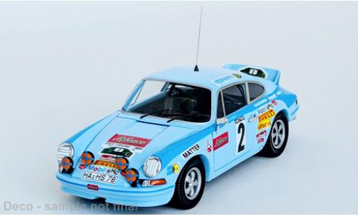 Diecast model cars Porsche 911 RS Carrera Rally Hunsr&Atilde;&frac14;ck 1976 #2 H-W.Schewe 1/43 Trofeu
