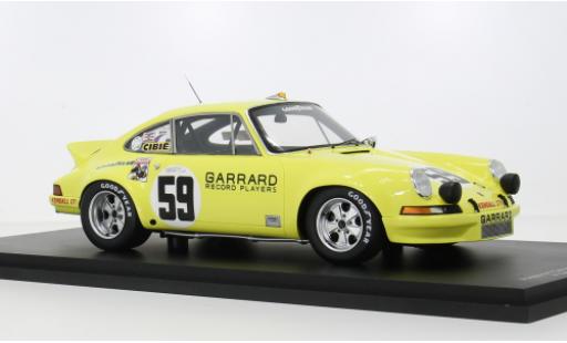 Diecast model cars Porsche 911 RSR Carrera 12h Sebring 1973 #59 1/18 Spark