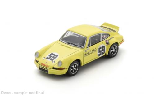 Diecast model cars Porsche 911 RSR Carrera 12h Sebring 1973 #59 P.Gregg/H.Haywood 1/64 Spark