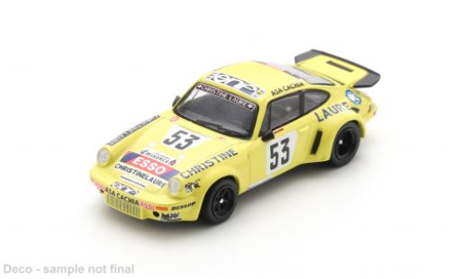 Diecast model cars Porsche 911 RSR Carrera 24h Le Mans 1976 #53 T.Sabine/P.Dagoreau 1/64 Spark