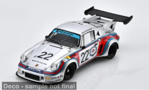 Diecast model cars Porsche 930 RSR 911 Carrera silber 24h Le Mans 1974 #22 G.van Lennep/H.M&Atilde;&frac14;ller 1/43 Spark
