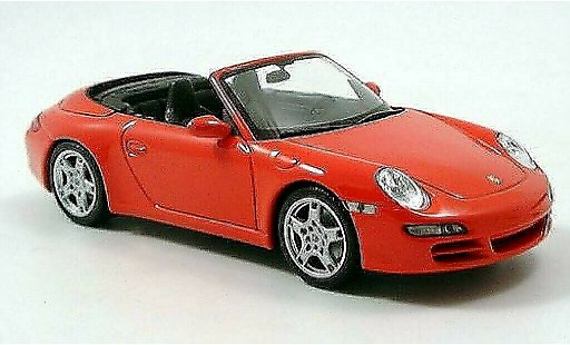 Porsche 911 S 1/43 Minichamps Carrera Convertible red 2004 diecast model cars