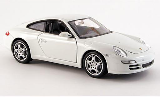 Diecast model cars Porsche 911 Carrera S white 1/24 Welly
