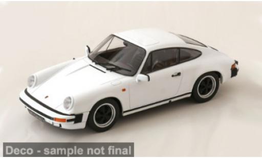Diecast model cars Porsche 911 Carrera white 1983 1/18 KK Scale