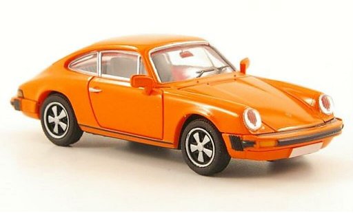 Porsche 911 Base 1/87 Brekina Coupe (G-Reihe) orange diecast model cars