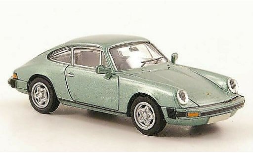 Porsche 911 Base 1/87 Brekina Coupe green-met. diecast model cars