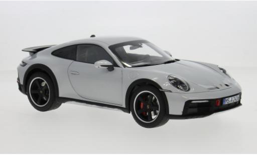 Diecast model cars Porsche 911 Dakar grey 2023 1/18 Norev