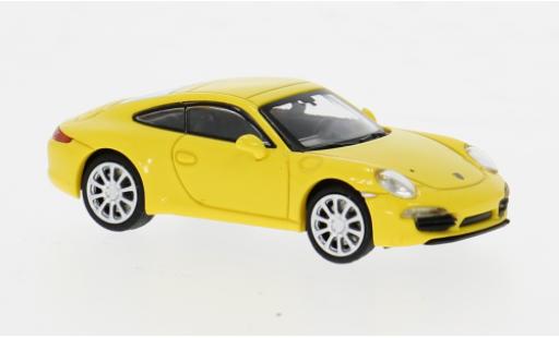 Diecast model cars Porsche 911 Base yellow 1/87 Minichamps
