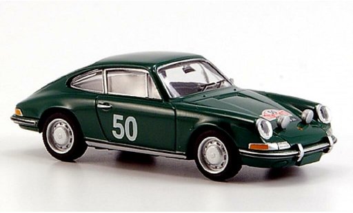 Porsche 911 Base 1/87 Brekina green Rally Monte Carlo 1966 diecast model cars