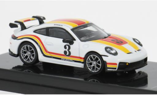 Diecast model cars Porsche 911 GT3 (992.2) white/Dekor 2025 1/64 Para64
