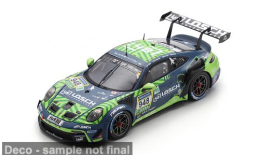Diecast model cars Porsche 911 GT3 Cup 24h N&Atilde;&frac14;rburgring 2025 LOSCH Motorsport by BLACK FALCON #948 T.M&Atilde;&frac14;ller/N.Nagelsdiek 1/43 Spark