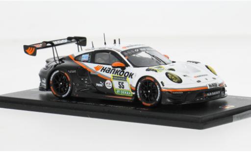 Diecast model cars Porsche 911 GT3 R 24h N&Atilde;&frac14;rburgring 2025 Hankook Competition #55 J.Kim/.Bruins 1/43 Spark