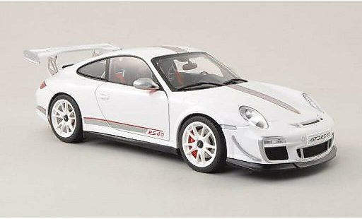 Porsche 911 GT3 1/18 Autoart 4.0 white/grey 2011 diecast model cars