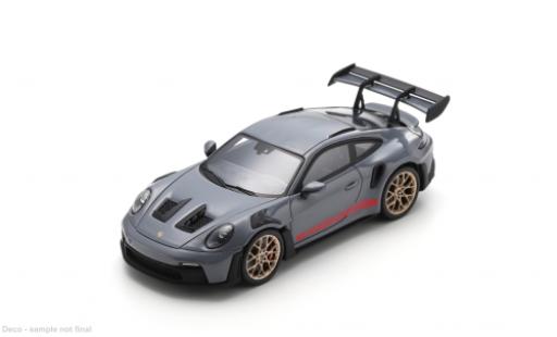 Diecast model cars Porsche 911 GT3 RS grey 2022 1/43 Schuco