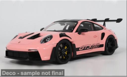 Diecast model cars Porsche 911 GT3 RS pink 2024 1/18 Solido