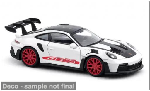 Diecast model cars Porsche 911 GT3 RS white/black 2022 1/43 Norev