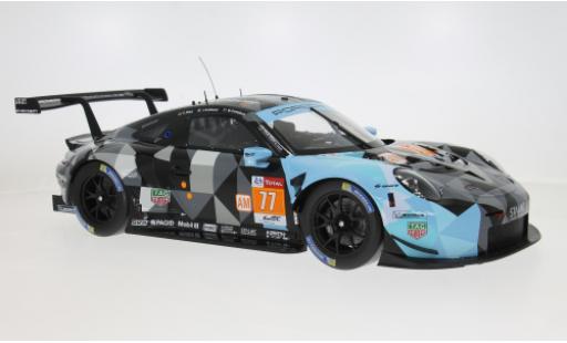 Diecast model cars Porsche 911 RSR 24h Le Mans 2018 Dempsey Proton Racing #77 M.Campbell/J.Andlauer 1/12 IXO